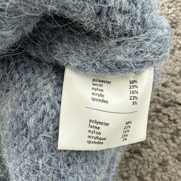 Oak + Fort blue fuzzy sweater vest - Picture 5 of 5